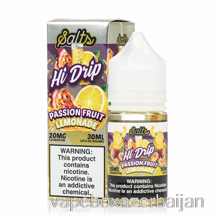 Vape Smoke Passion Fruit Lemonade - Hi-Drip Salts - 30mL 20mg